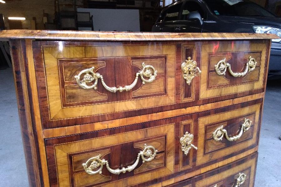 restauration d'une commode en marqueterie ATELIER SAINTE ANNE  Armentieres