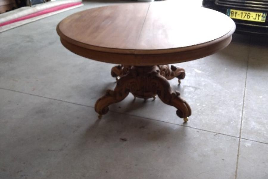 Restauration d'une table ATELIER SAINTE ANNE Armentieres