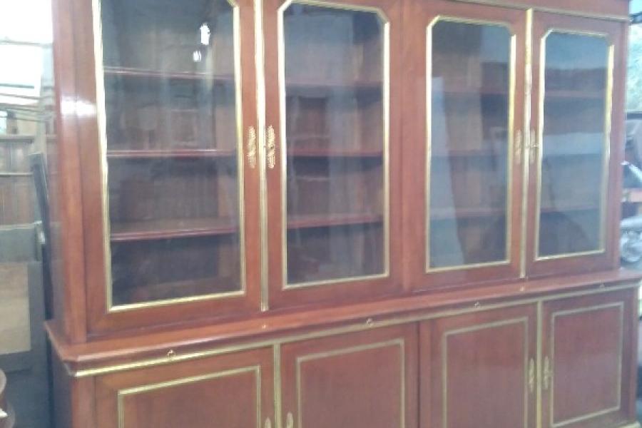 Restauration d'une bibliothéque huit portes ATELIER SAINTE ANNE Armentieres