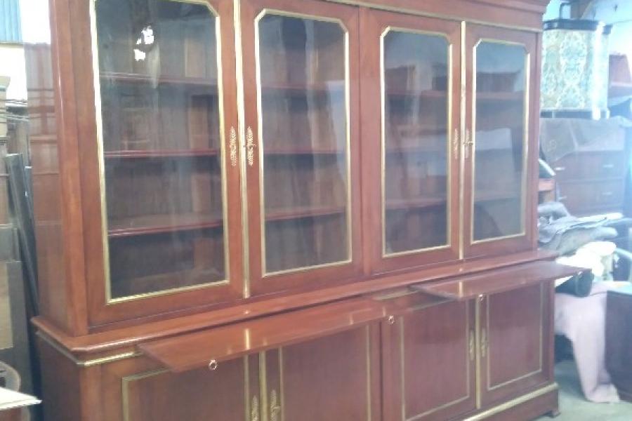 Restauration d'une bibliothéque huit portes ATELIER SAINTE ANNE Armentieres